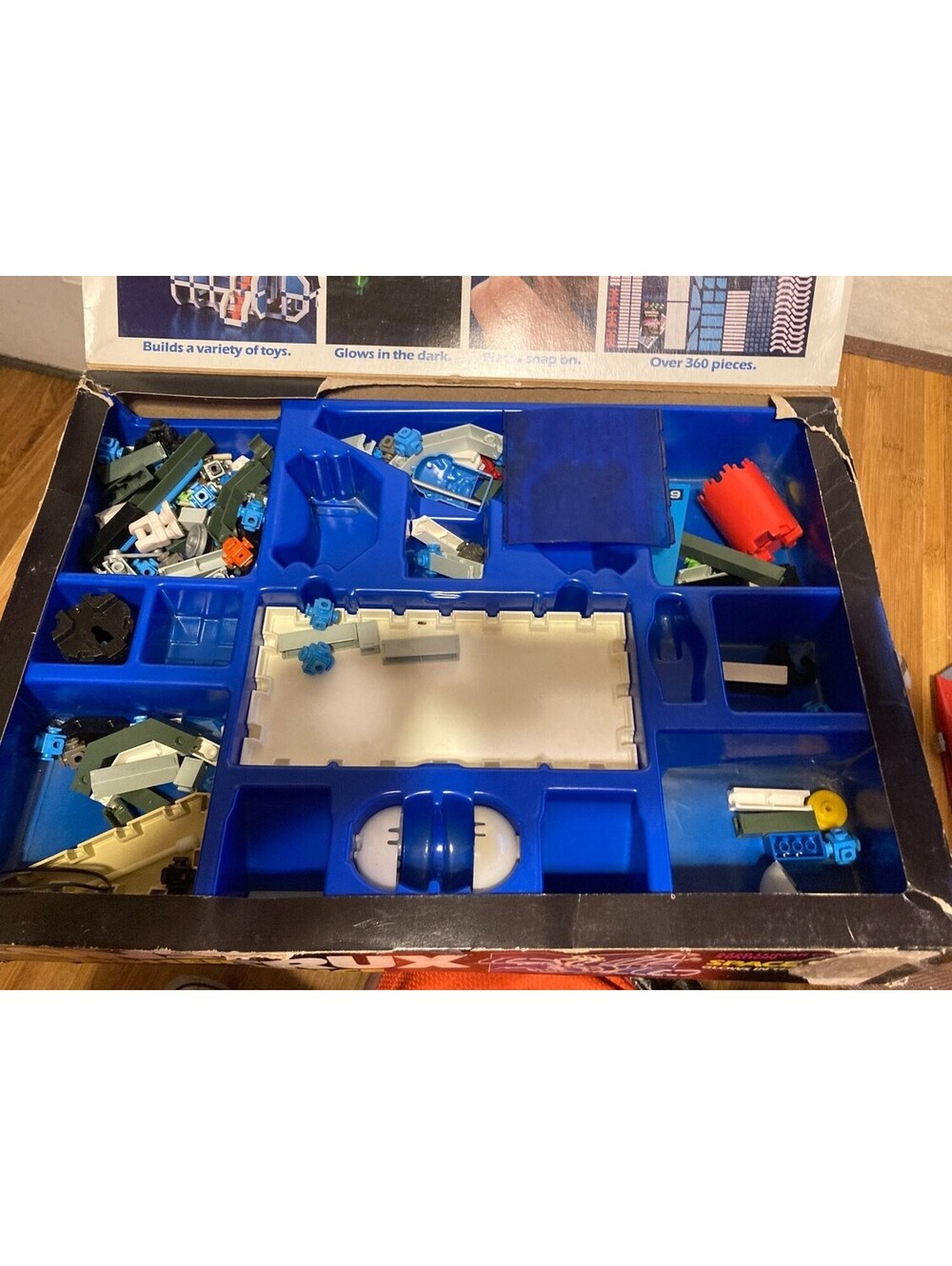 Fisher-Price 6460 Lunar Command Station Building Toy Set Construx 1980s